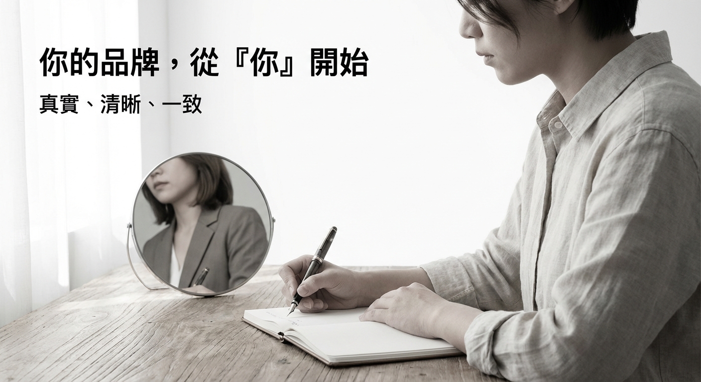 打造個人品牌，核心不在『做什麼』，而在『你是誰』？3步驟揭密