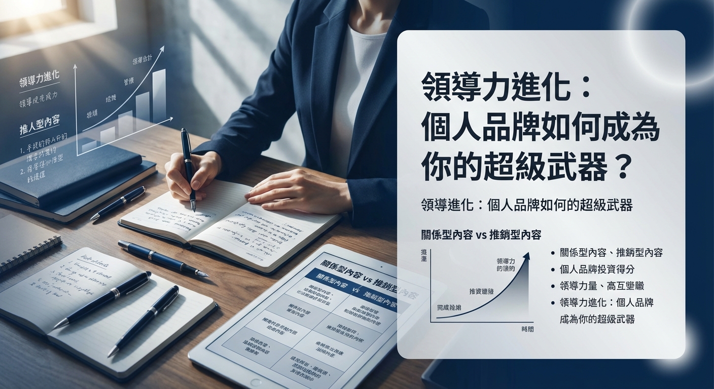 領導力進化：個人品牌如何成為你的超級武器？