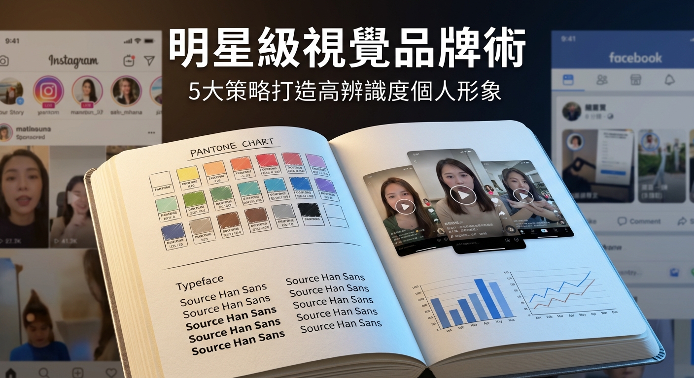 明星級視覺品牌術：5大策略打造高辨識度個人形象