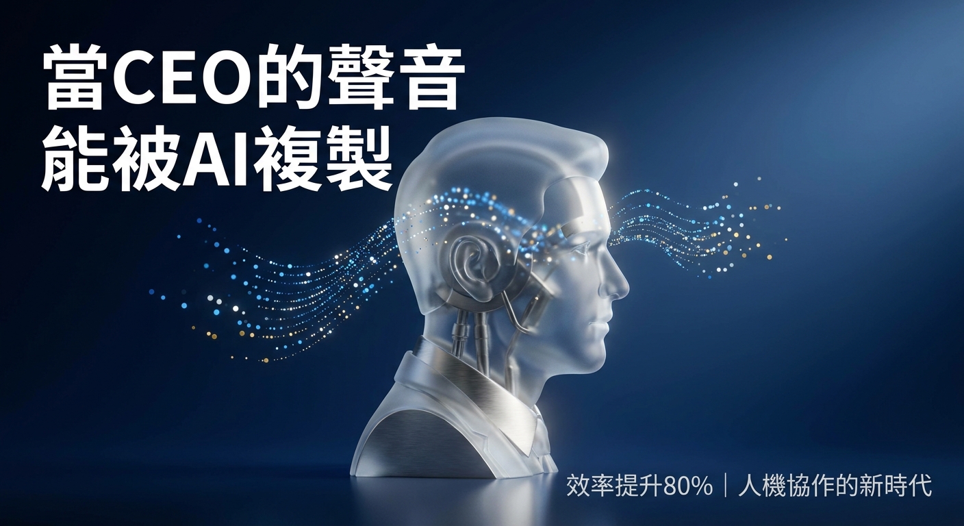 打造CEO數位分身：3步驟讓AI替你說話，效率提升80%